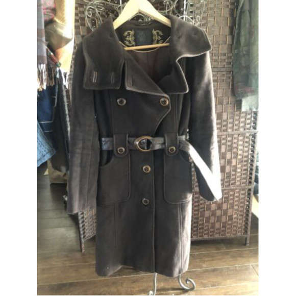 MACKAGE wool coat, chocolate brown, women’s, designer - Picture 1 of 10